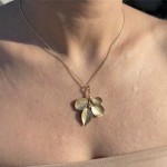 Irga - naszyjnik z 4 listów irgi