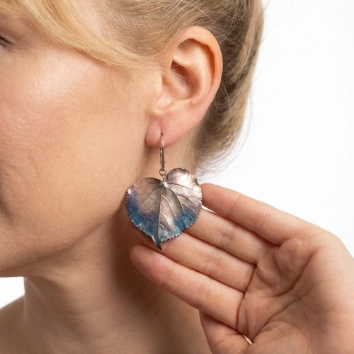 Lipa - Kolczyki z listków lipy no.1