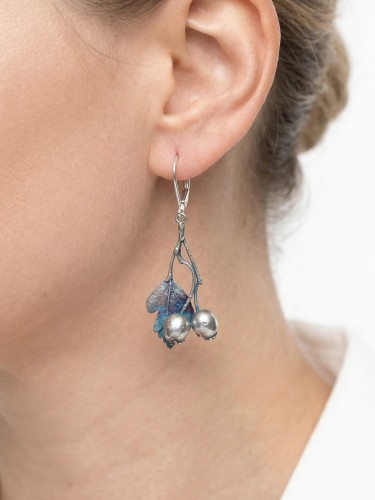 Głóg - kolczyki z gałązki głogu no. 1