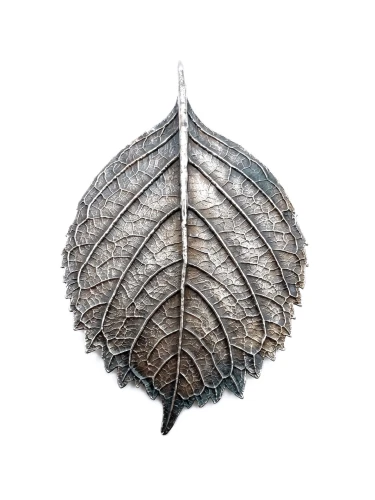 Naszyjnik  z dużego liścia hortensji 